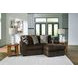 Midnight Madness Chocolate 2 Piece Modular Sectional with Chaise