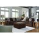 Midnight Madness Chocolate 5 Piece Modular Sectional