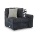 Midnight Madness Gunmetal 6 Piece Sectional with Chaise