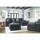 Midnight Madness Gunmetal 3 Piece Sectional with Chaise