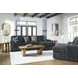 Midnight Madness Gunmetal 3 Piece Sectional with Chaise