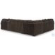 Midnight Madness Chocolate Brown 4 Piece Sectional with RAF Chaise