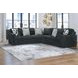 Midnight Madness Gunmetal 3 Piece Sectional