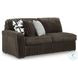 Midnight Madness Chocolate Brown 4 Piece Sectional with RAF Chaise