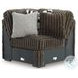 Midnight Madness Chocolate Brown 4 Piece Sectional with RAF Chaise