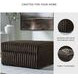 Midnight Madness Chocolate Brown Oversized Accent Ottoman