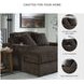 Midnight Madness Chocolate Brown Oversized Chaise