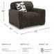 Midnight Madness Chocolate Chair and a Half