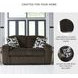 Midnight Madness Chocolate 72" Loveseat