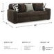 Midnight Madness Chocolate Sofa