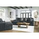 Midnight Madness Gunmetal 2 Piece Sectional Sofa Chaise