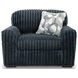 Midnight Madness Gunmetal Living Room Set