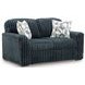 Midnight Madness Gunmetal Living Room Set