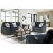Midnight Madness Gunmetal Living Room Set