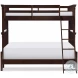 Canterbury Warm Cherry Twin Over Full Bunk Bed
