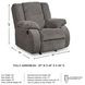 Tulen Gray Rocker Recliner