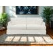 Sutton Snow Slip Cover Flared Arms Sofa