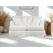 Sutton Snow Slip Cover Loveseat