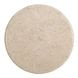 Abbey Feather Beige Round Marble Top Accent Table