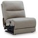 Bearmonte Pebble 6 Piece Modular Power Reclining Sectional with Storage Console and USB Charging