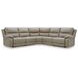 Bearmonte Pebble 5 Piece Modular Power Reclining Sectional with USB Charging