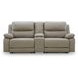 Bearmonte Pebble 3 Piece Modular Power Reclining Sectional with Console and USB Charging