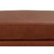 Langston Nutmeg Leather Upholstered Rectangular Ottoman
