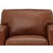 Langston Nutmeg Leather Upholstered Accent Chair