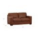 Langston Nutmeg Leather 69" Loveseat