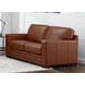 Langston Nutmeg Leather 69" Loveseat