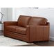 Langston Nutmeg Leather 69" Loveseat