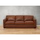 Langston Nutmeg Leather Living Room Set