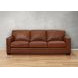 Langston Nutmeg Leather 96" Sofa