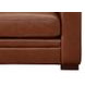 Langston Nutmeg Leather 96" Sofa