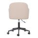 Sydney Taupe Performance Fabric Upholstered Swivel Desk Chair