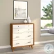 Flynn Acorn And White 4 Drawer Chest With Pull Out Tray