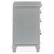 Charleston Harbor Gray 3 Drawer Nightstand with USB Charging