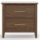 Nordhaven Nordic Walnut Poster Bedroom Set