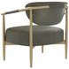 Heloise Ivanhoe Pine Upholstered Lounge Chair