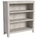 Carlson Washed Linen Bookcase with 3 Shelves