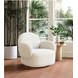 Pilka White Swivel Chair