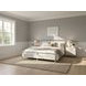 Zest White and Gray 2 Drawer Nightstand