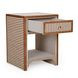 Kora Brown 1 Drawer Nightstand