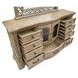 Marisol Fawn 9 Drawer Dresser with Arched Mirror