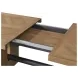 Landmark Weathered Oak 96" Extendable Rectangular Dining Table