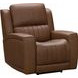 Pierce Homerun Cinnamon Leather Zero Gravity Power Reclining Living Room Set with Power Lumbar and USB Charging