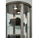 Platinum Glass Door Curio With Adjustable Shelves