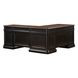 Roanoke Distressed Black L-Shaped Desk