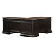 Roanoke Black L-Shaped Desk