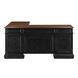 Roanoke Black L-Shaped Desk